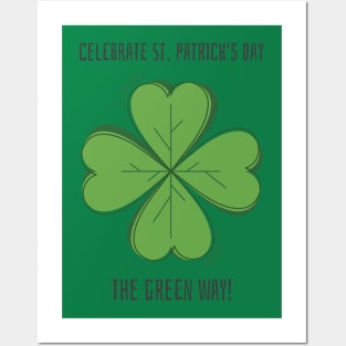 Celebrate St. Patrick's Day the green way! Posters and Art